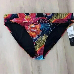 LA BLANCA | Women's Standard Banded Hipster Sunlit Soiree Bikini Bottoms